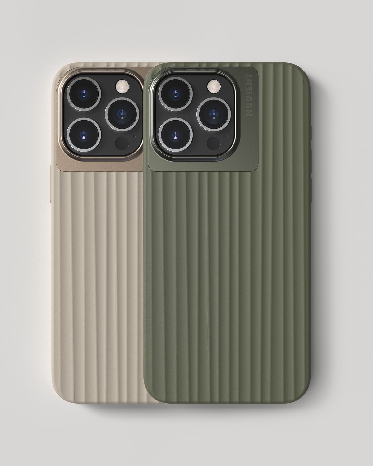 Bold Case - iPhone 15 Pro Max - Linen Beige & Olive Green