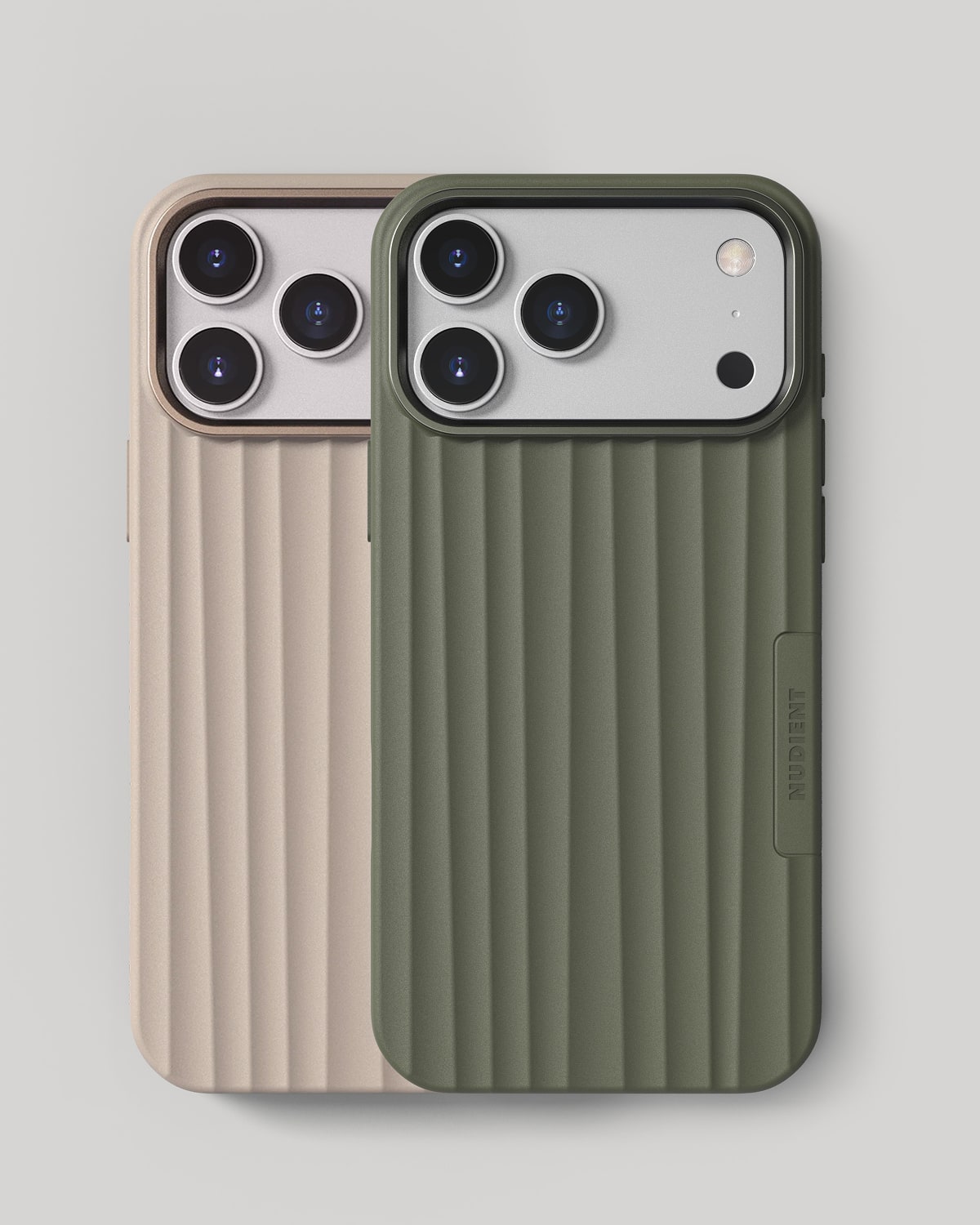 Bold Case - iPhone 17 Pro Max - Linen Beige & Olive Green